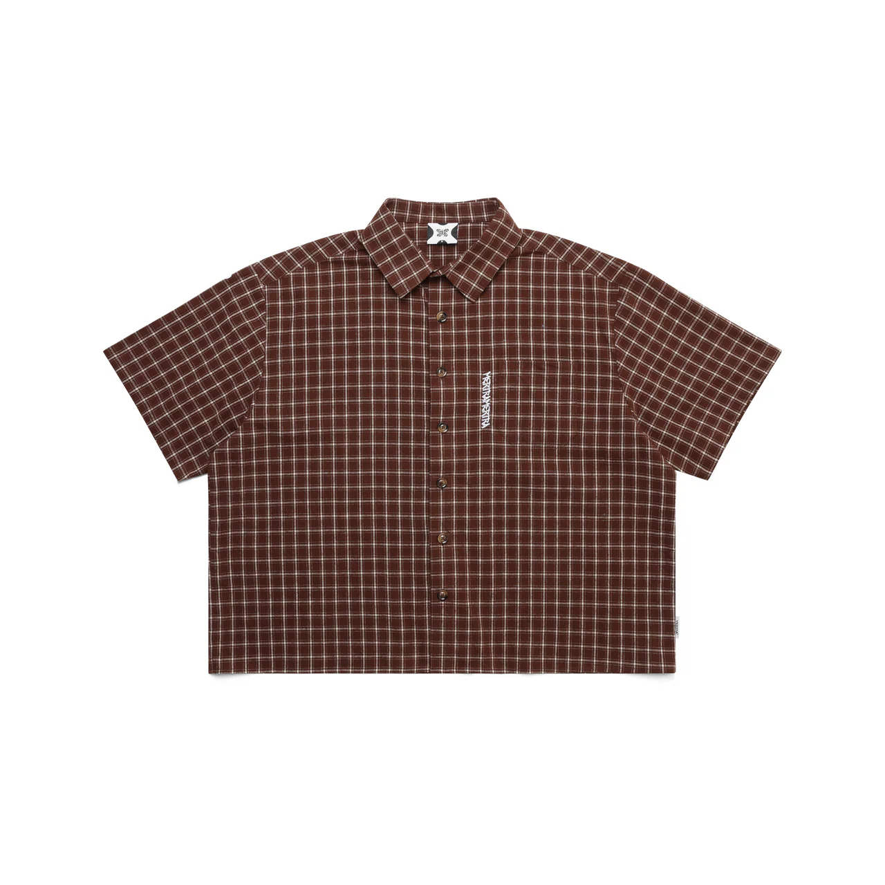 Mertra Plaid Shirt (Brown)