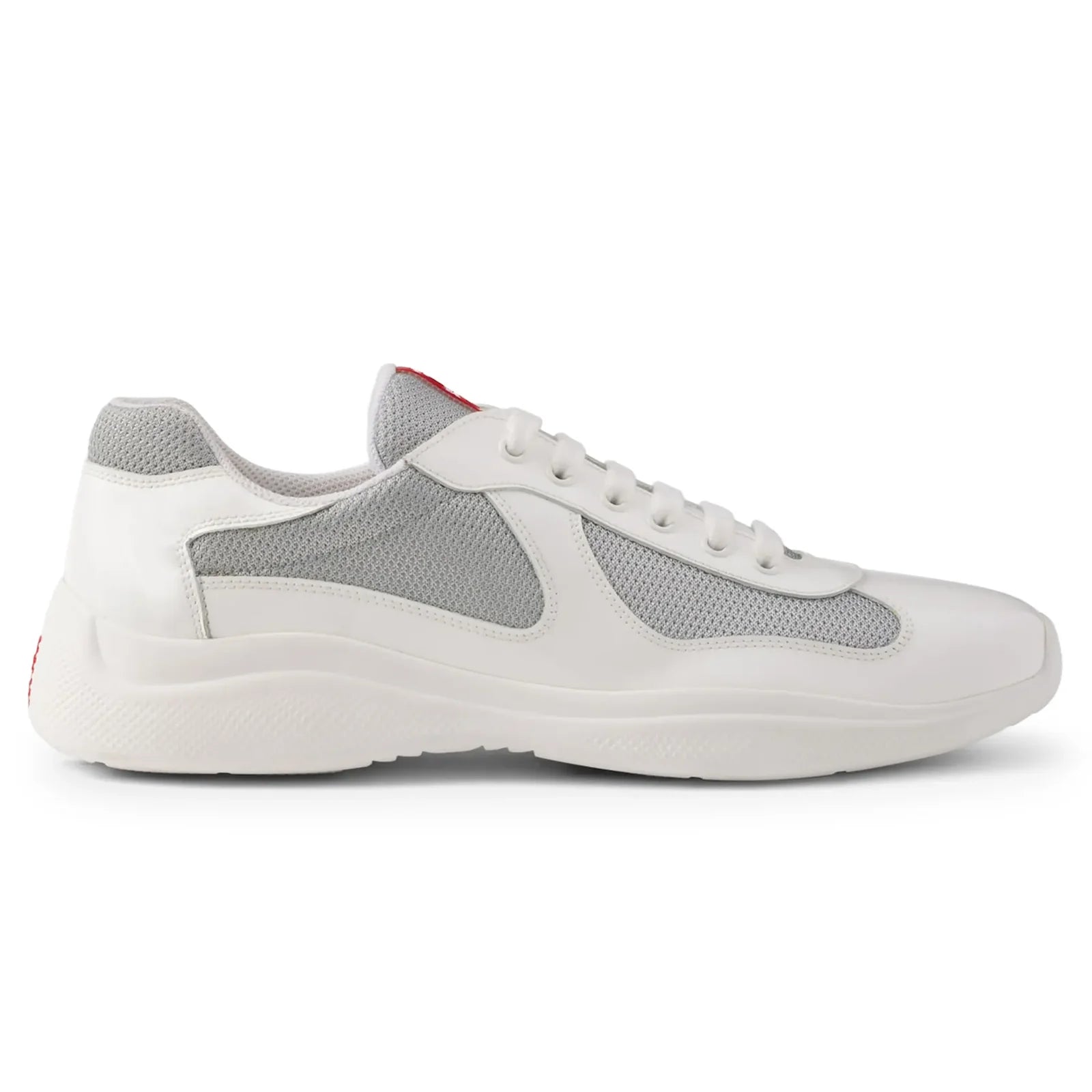 Prada Americas Cup Patent White Sneaker