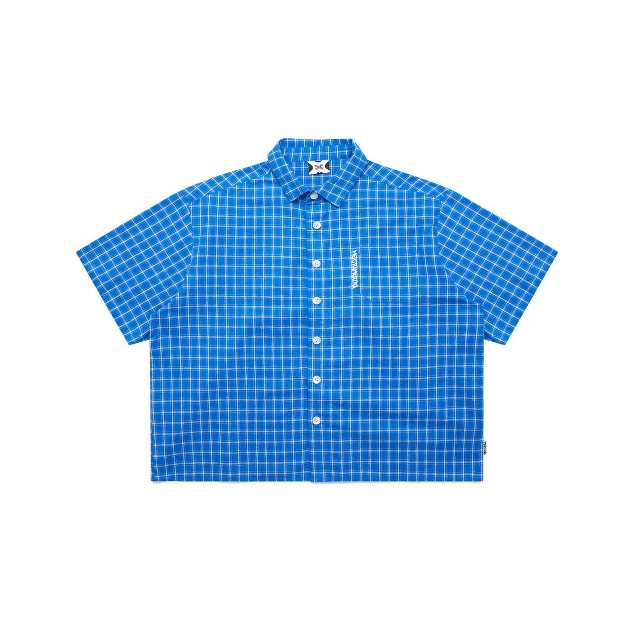 Mertra Plaid Shirt (Lapis)