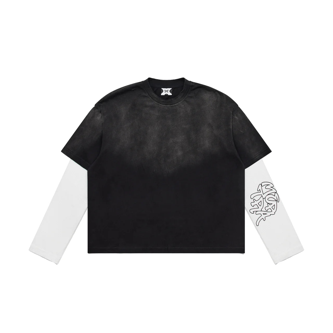 Mertra Layered Tee (Black)