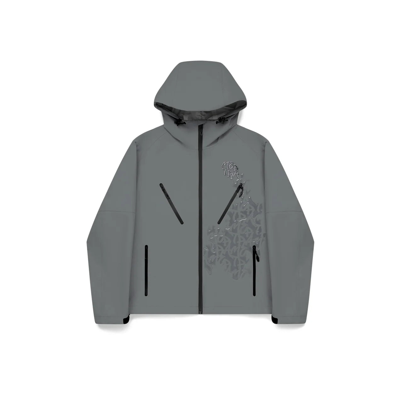 Mertra Monogram Shell Jacket (Slate)