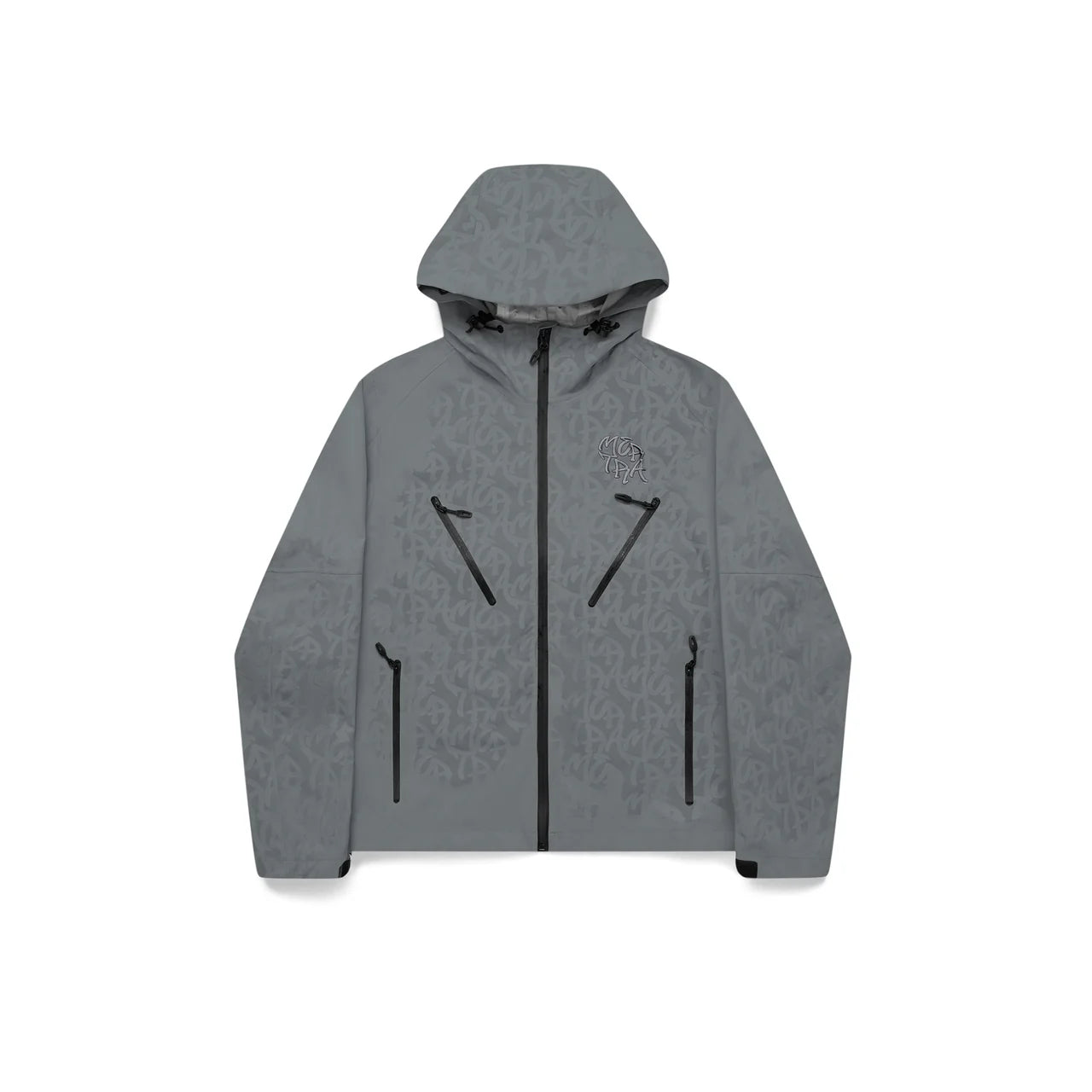 Mertra Monogram Shell Jacket (Slate)
