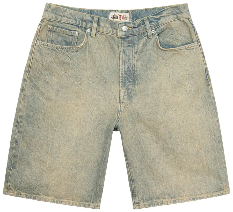 Stussy Sandwash Denim Big Ol' Shorts 'Sand Wash'
