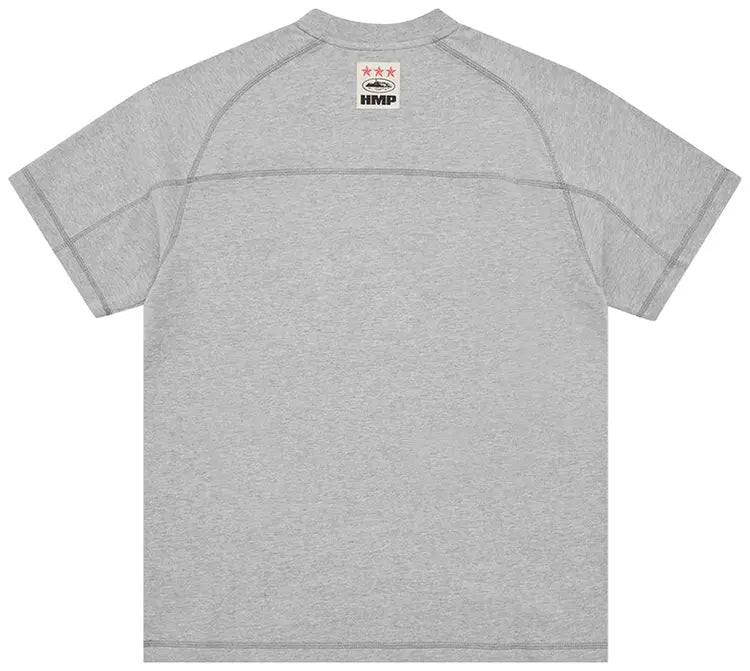 Corteiz RTW HMP Panel T-Shirt - Grey
