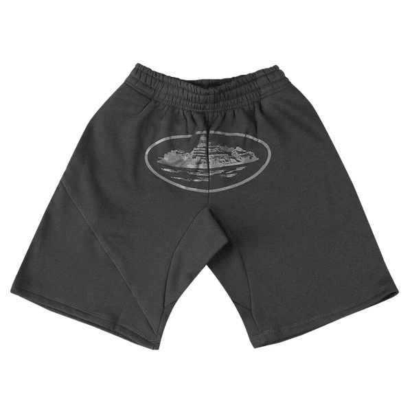 Corteiz Alcatraz Shorts Men's Triple Black
