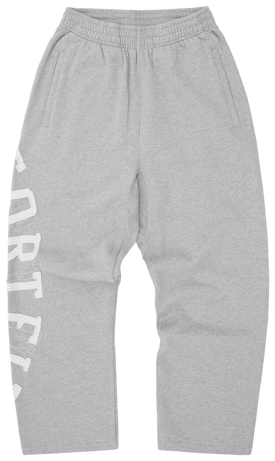 Corteiz Lundun Stitch Open Hem Sweatpant 'Heather Grey'