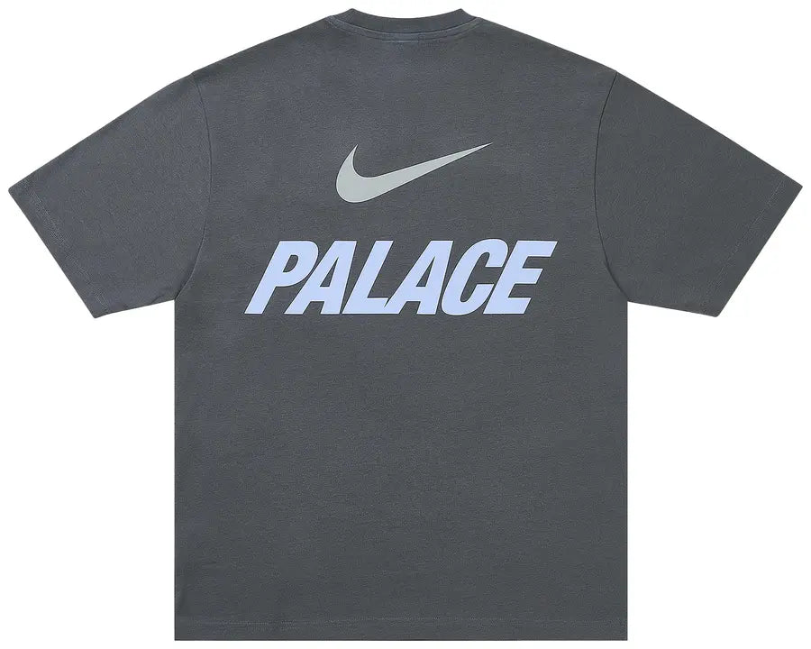 Palace x Nike Font Swoosh T-Shirt 'Charcoal'