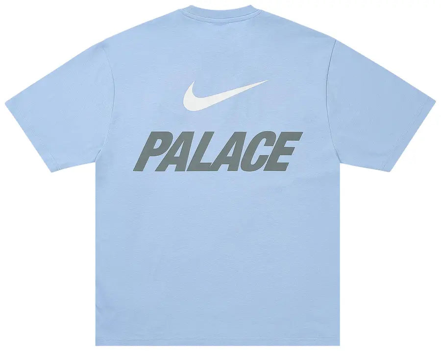 Palace x Nike Font Swoosh T-Shirt 'Sky Blue'