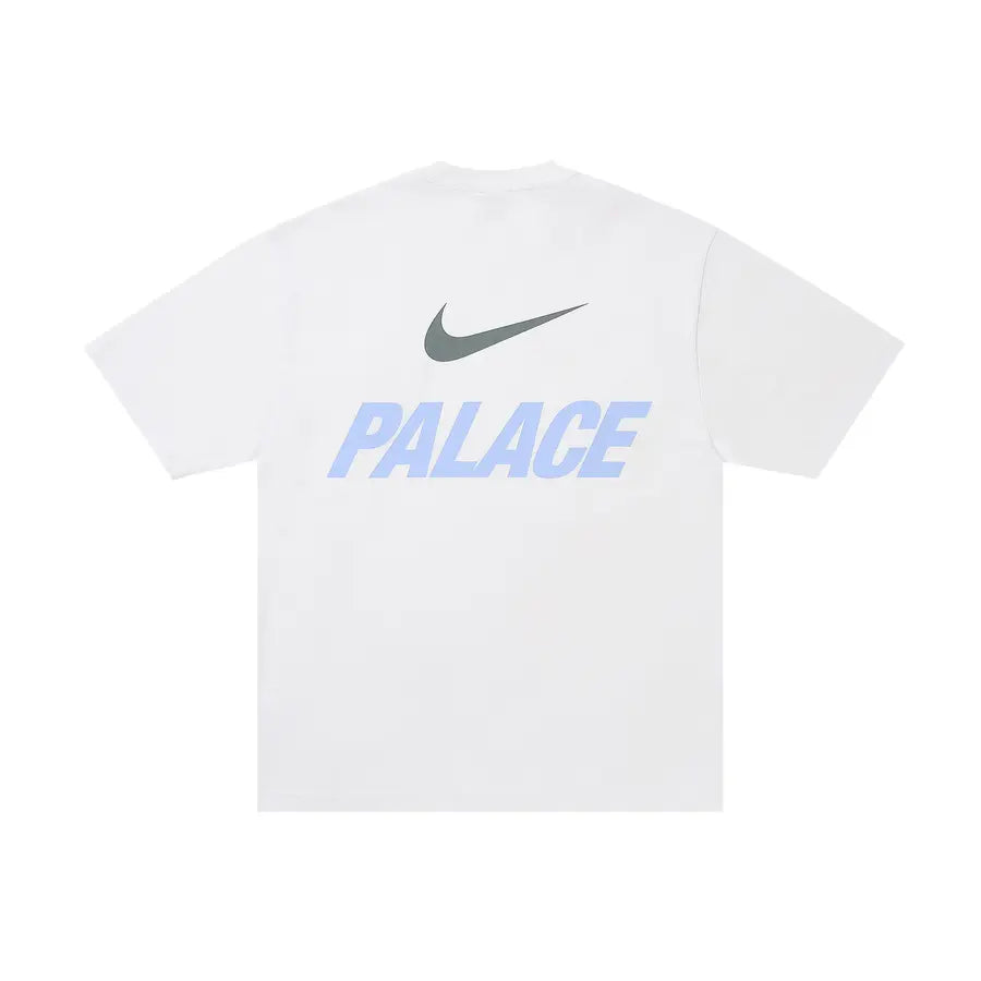 Palace x Nike Font Swoosh T-Shirt 'White'
