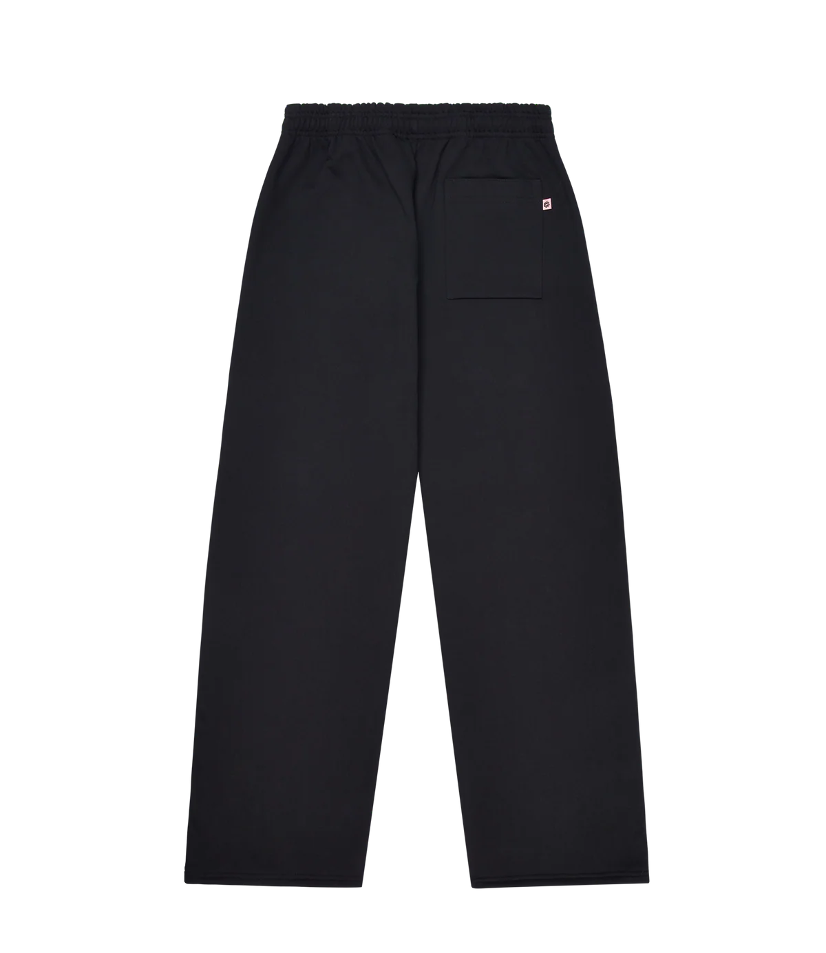 Broken Straight-Leg Sweatpants Midnight Black