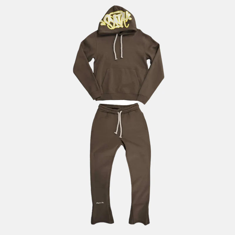 SYNA LOGO TRACKSUIT - BROWN