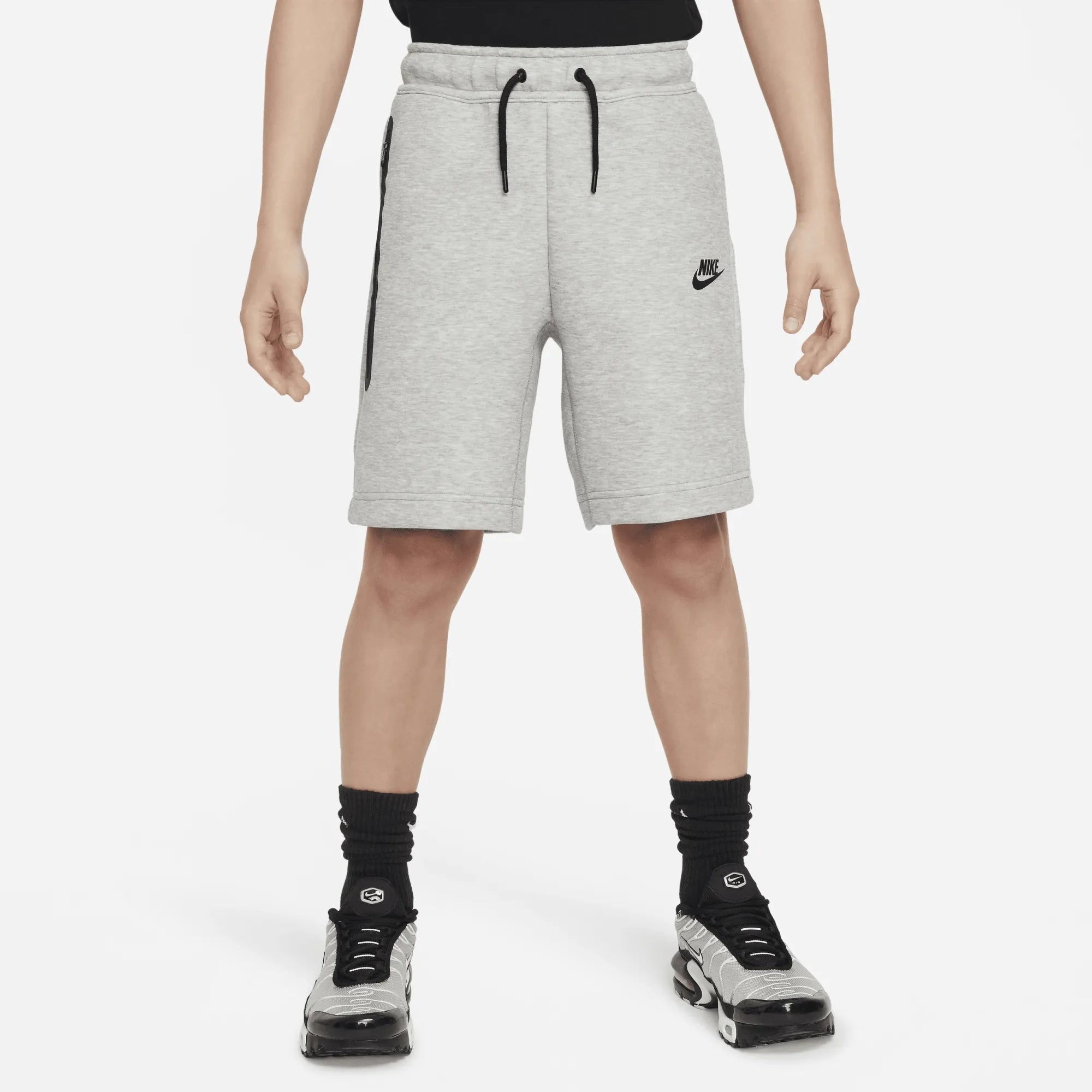 Nike Tech Fleece Shorts - Dark Grey Heather/Black 2025