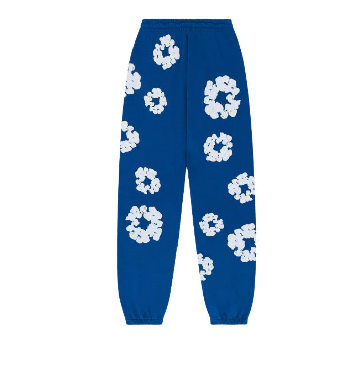 Denim Tears The Cotton Wreath Royal Blue Sweatpants