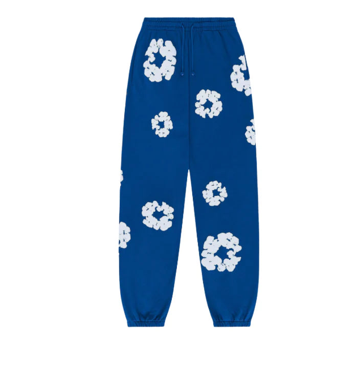 Denim Tears The Cotton Wreath Royal Blue Sweatpants