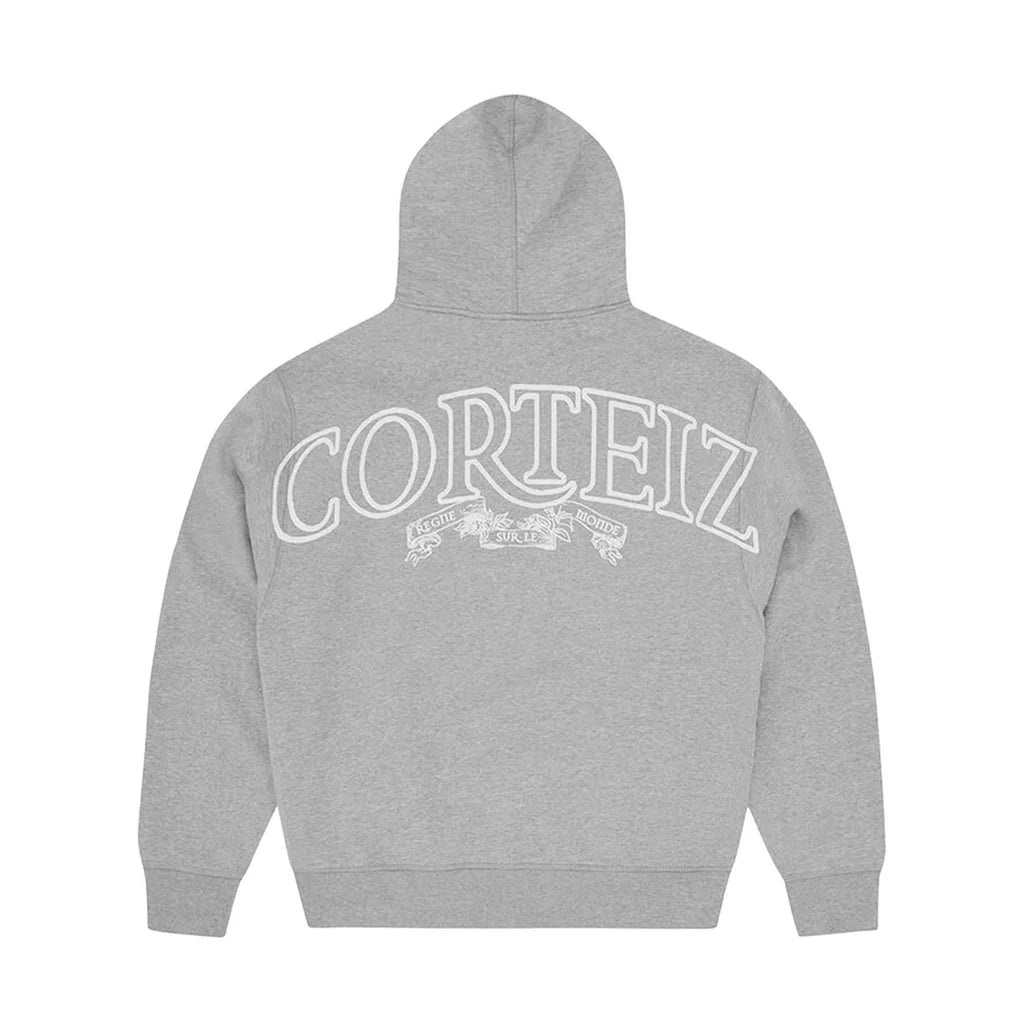 Corteiz Superior Royale Full-Zip Hoodie & Joggers Set - Heather Grey