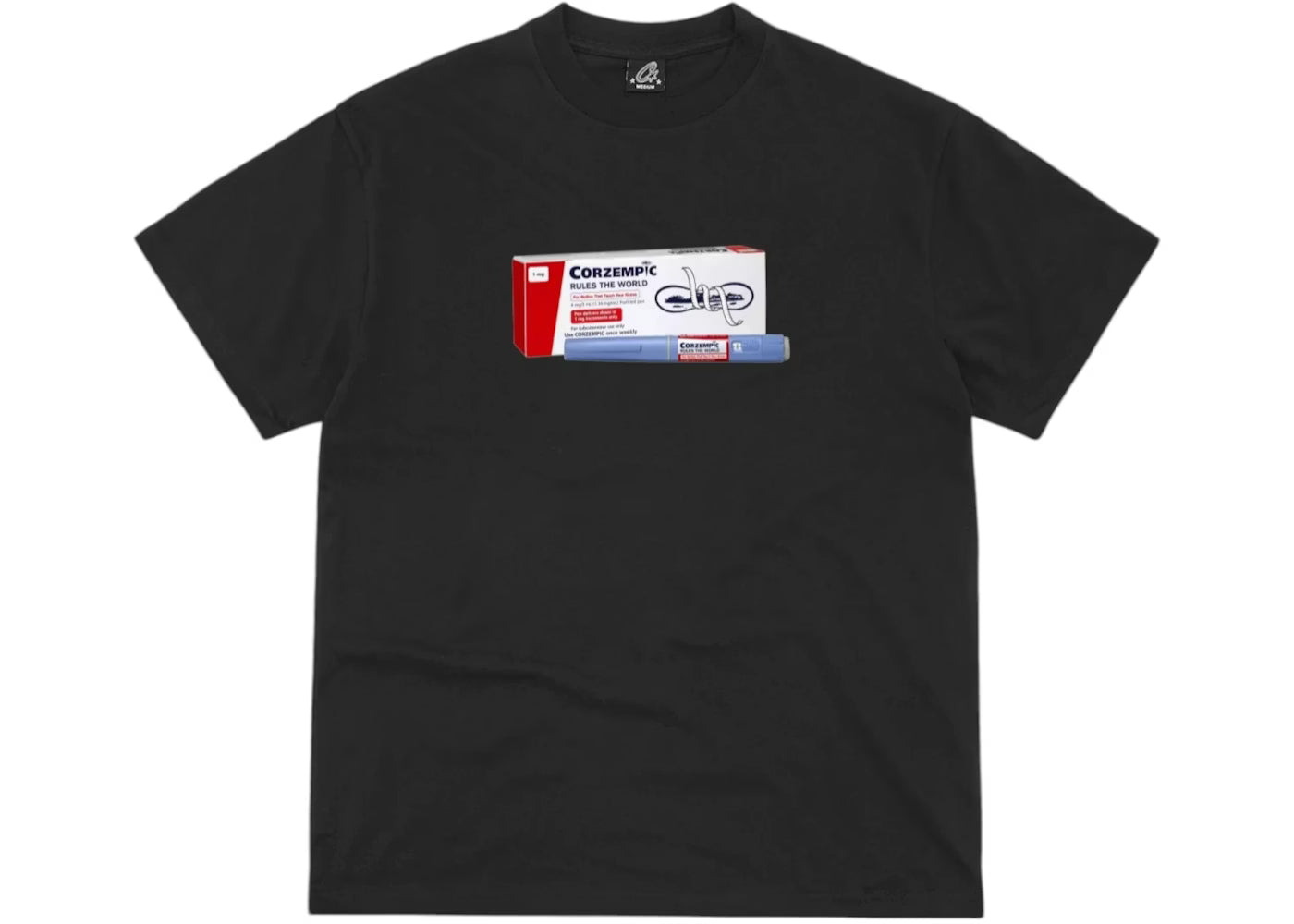 CORTEIZ CORZEMPIC TEE - BLACK