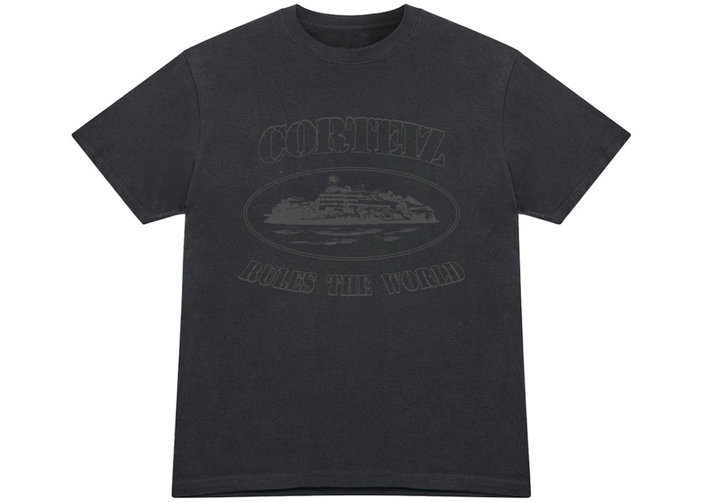 Corteiz OG Alcatraz T-Shirt Triple Black