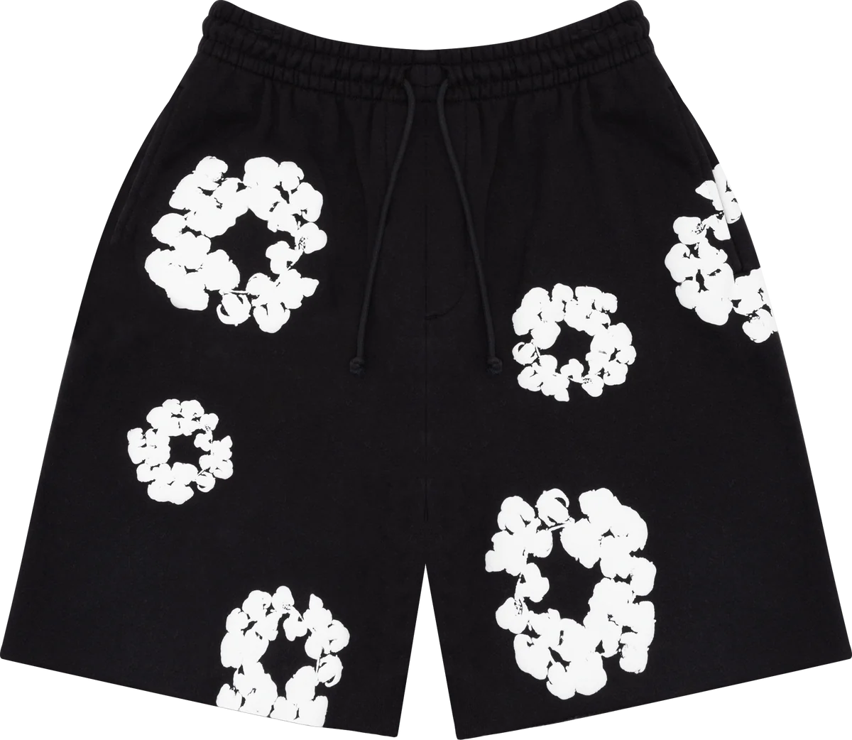 Denim Tears The Cotton Wreath Shorts Black