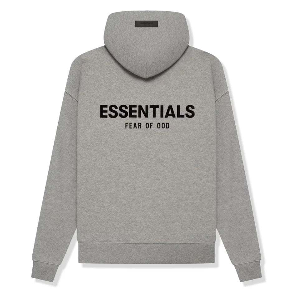 FEAR OF GOD ESSENTIALS DARK HEATHER OATMEAL TRACKSUIT (SS22)