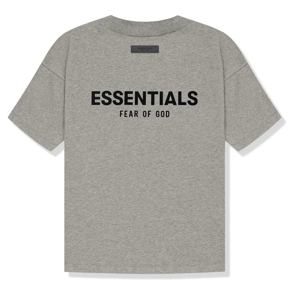 FEAR OF GOD ESSENTIALS T-SHIRT 'DARK HEATHER OATMEAL' (SS22)