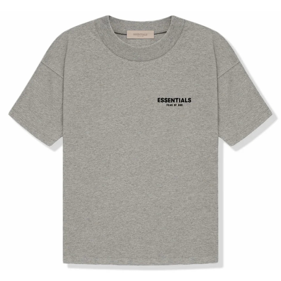 FEAR OF GOD ESSENTIALS T-SHIRT 'DARK HEATHER OATMEAL' (SS22)