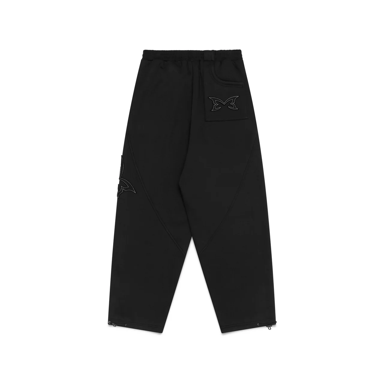 Mertra Reverse Bigstep Joggers (Black)