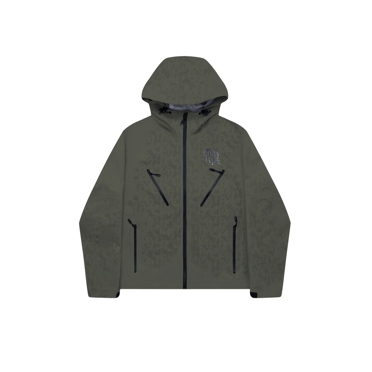 Mertra Monogram Shell Jacket (Green)