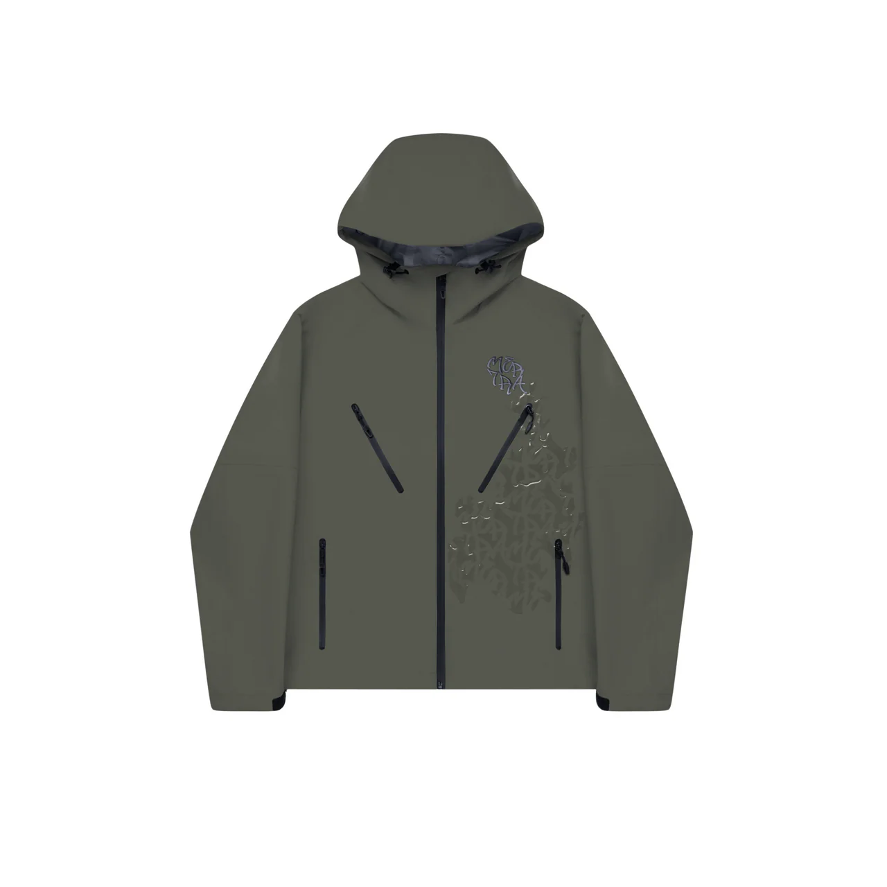 Mertra Monogram Shell Jacket (Green)