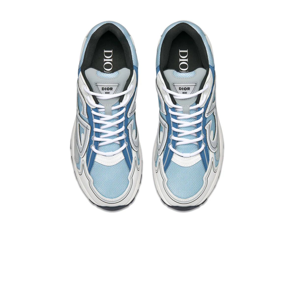 Dior B30 Mesh Light Blue/Grey Trainer