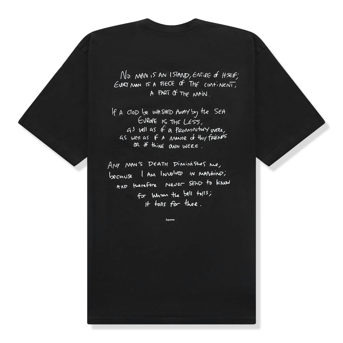 Supreme x Corteiz Rules The World Black T-Shirt