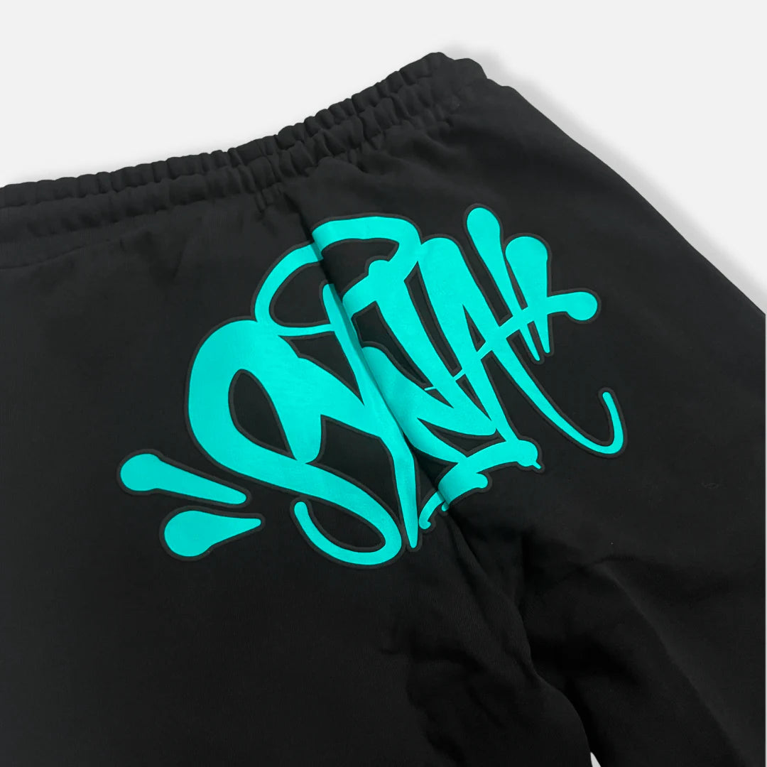 SYNA LOGO TRACKSUIT - BLACK / TEAL