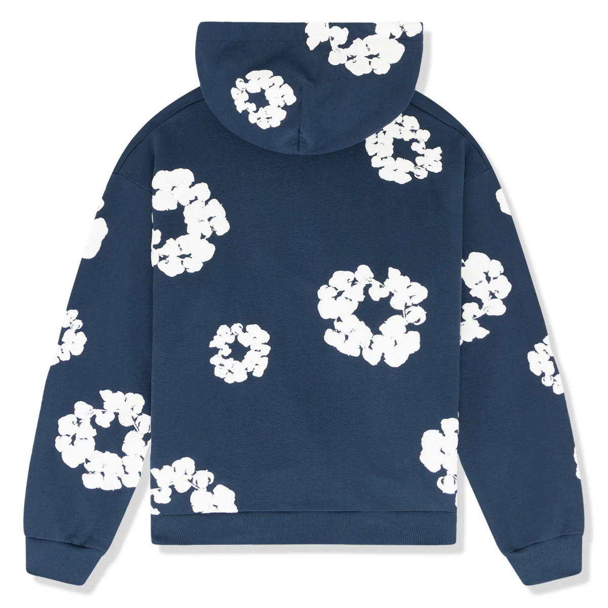 Denim Tears The Cotton Wreath Navy Hoodie