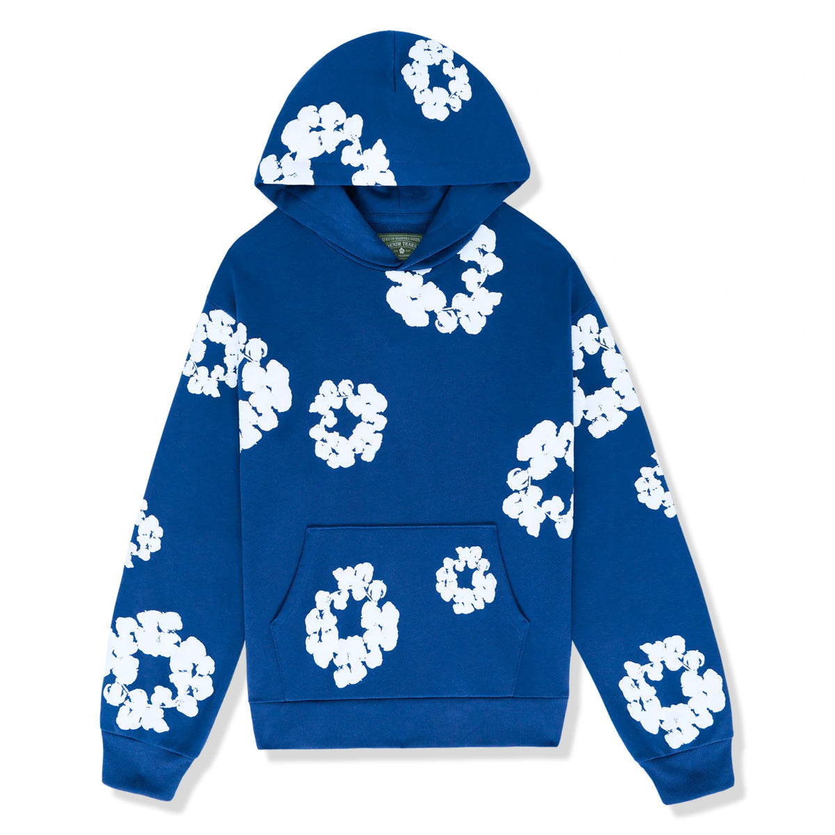 Denim Tears The Cotton Wreath Blue Hoodie