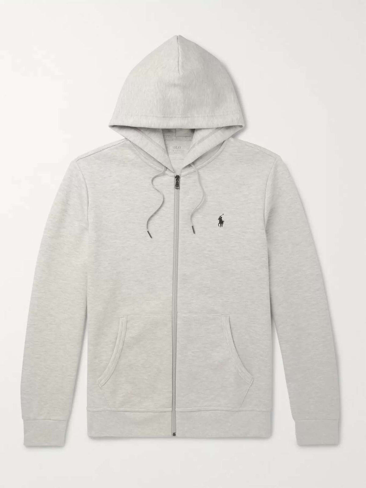 POLO RALPH LAUREN DOUBLE-KNIT TECH TRACKSUIT - LIGHT GREY