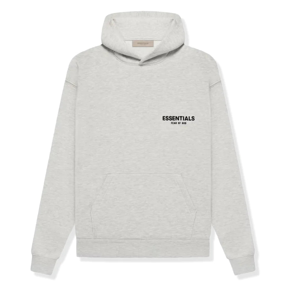 FEAR OF GOD ESSENTIALS LIGHT OATMEAL HOODIE (SS22)