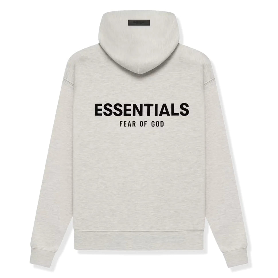 FEAR OF GOD ESSENTIALS LIGHT OATMEAL HOODIE (SS22)