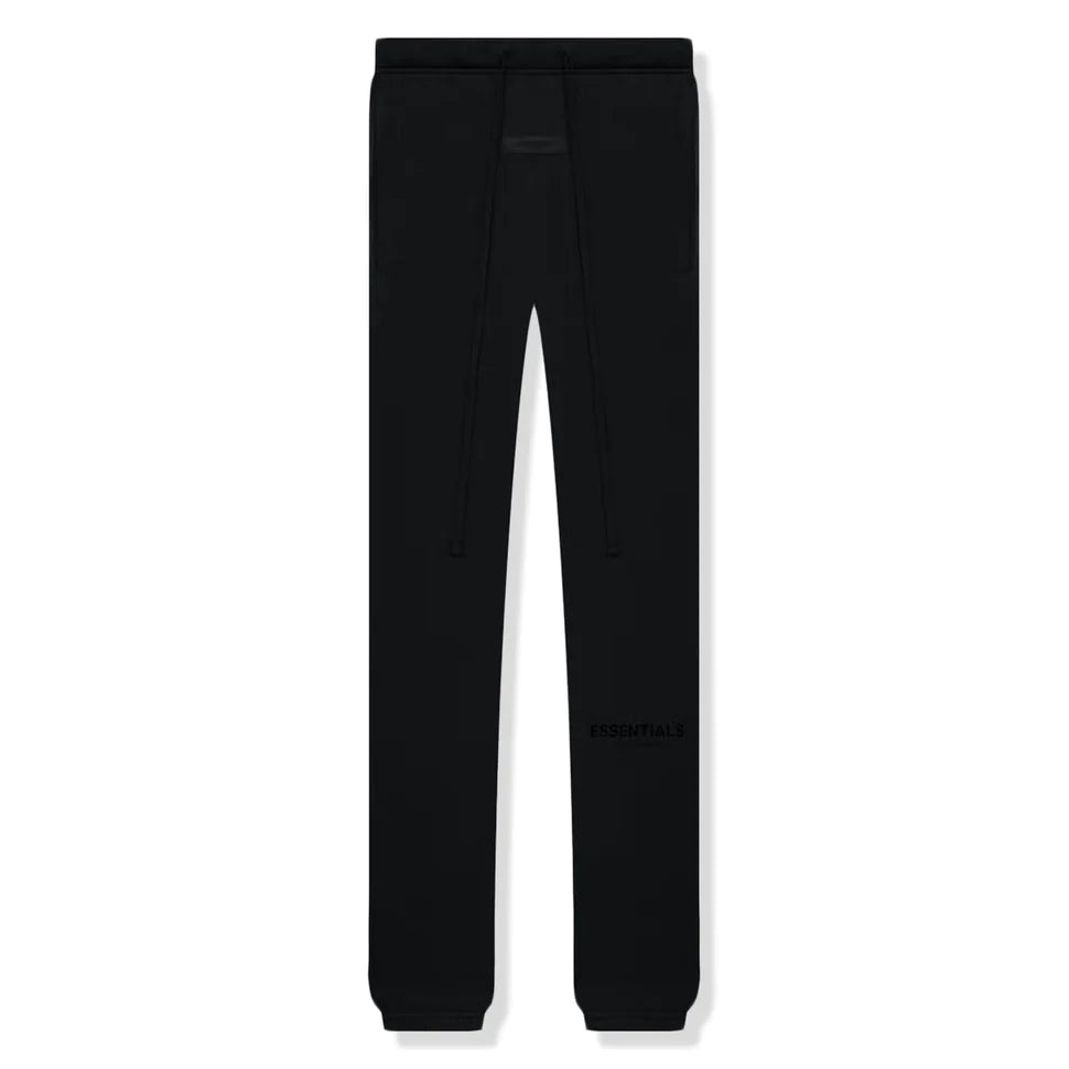 FEAR OF GOD ESSENTIALS BLACK SWEATPANTS (SS22)