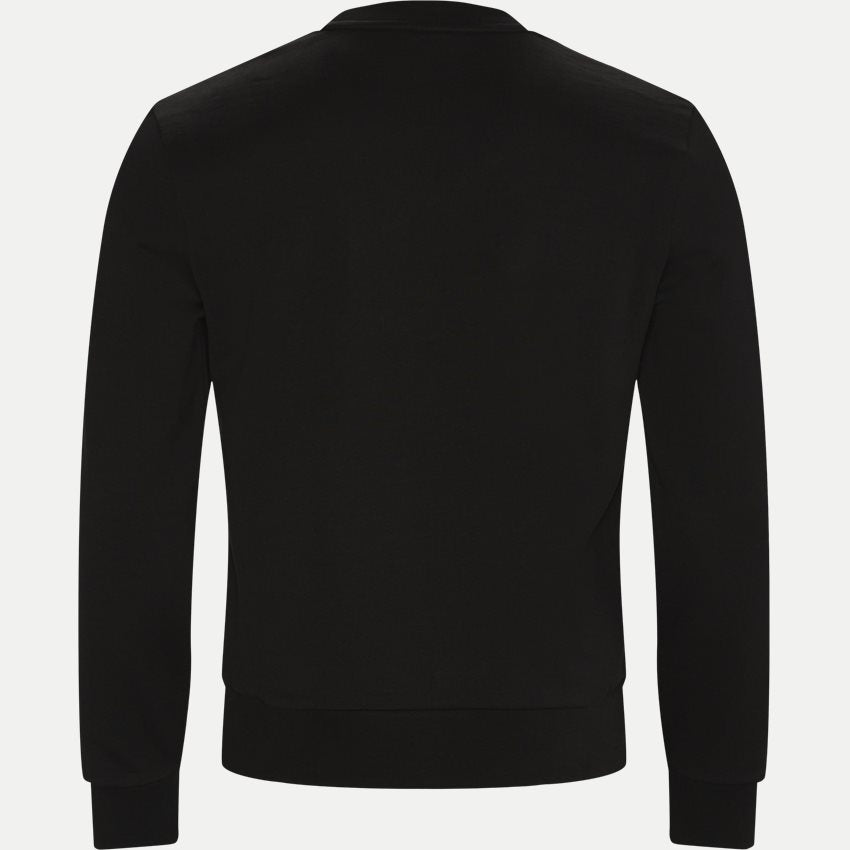 MONCLER EMBROIDED PATCH CHEST LOGO SWEATSHIRT BLACK