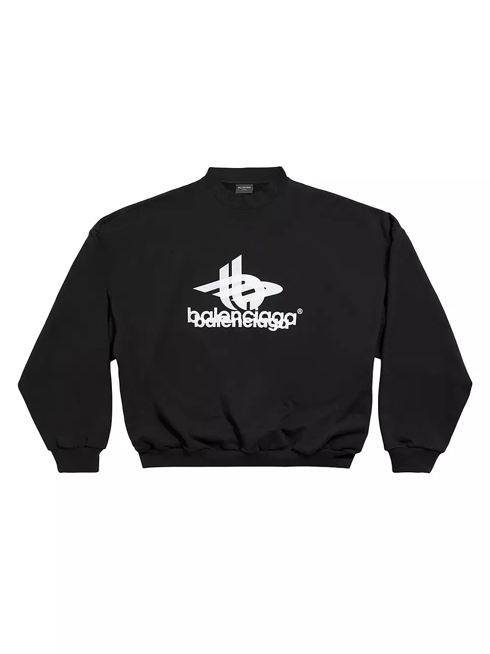 Balenciaga Layered Sports Round Oversized Sweatshirt