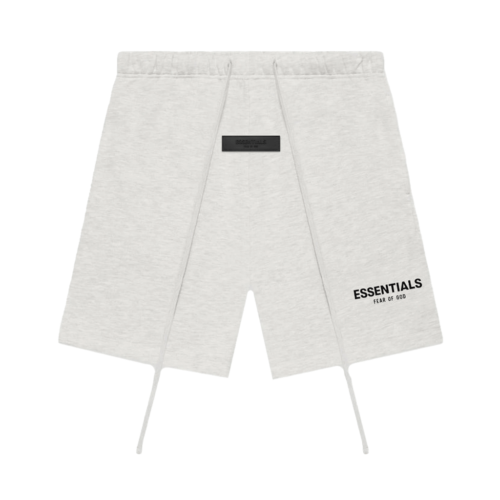 FEAR OF GOD ESSENTIALS LIGHT HEATHER OATMEAL SHORTS (SS22)