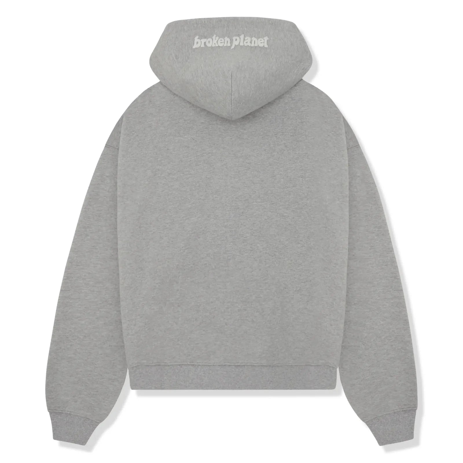 Broken Planet Market Zip-Up Hoodie 'Heather Grey'