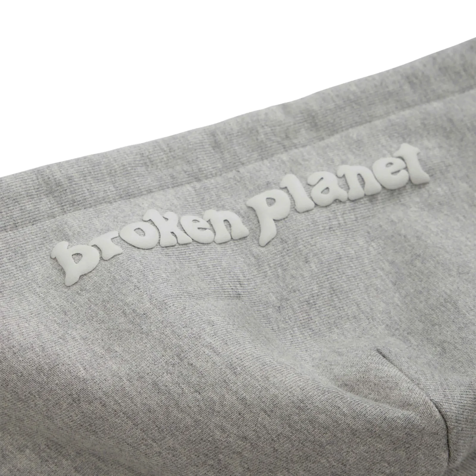 Broken Planet Market Zip-Up Hoodie 'Heather Grey'