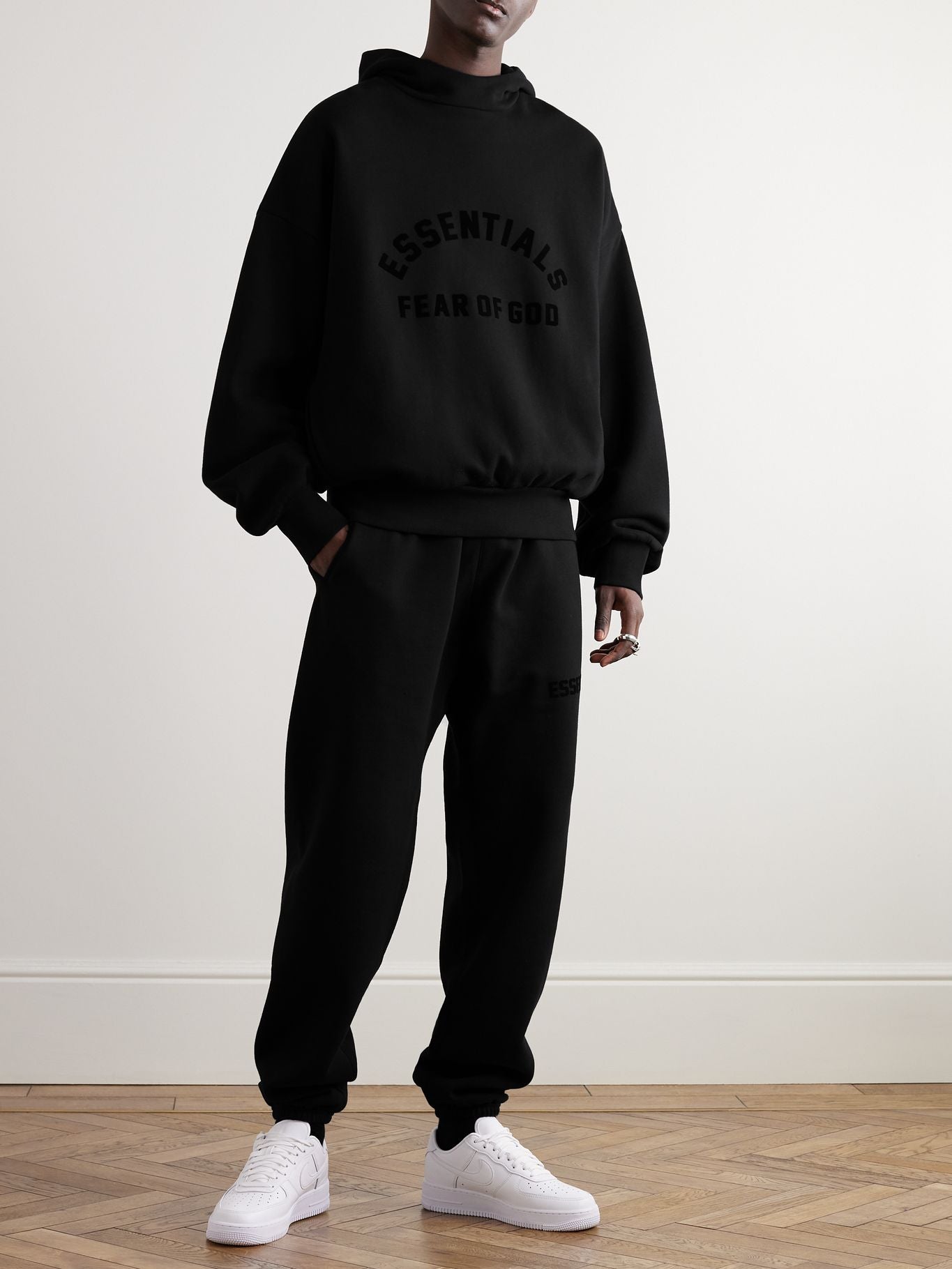 Fear Of God Essentials Black Hoodie (SS23)