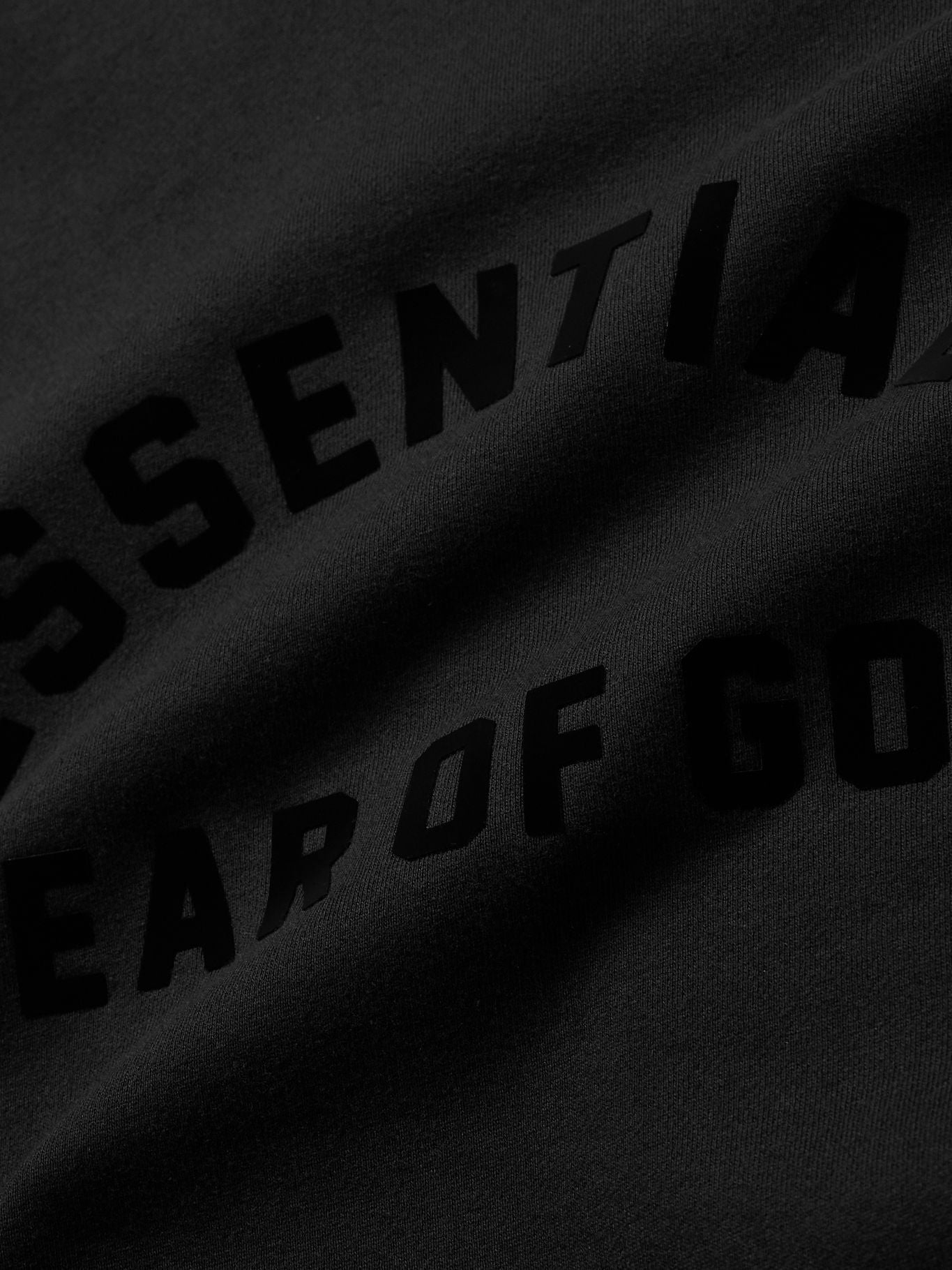 Fear Of God Essentials Black Hoodie (SS23)