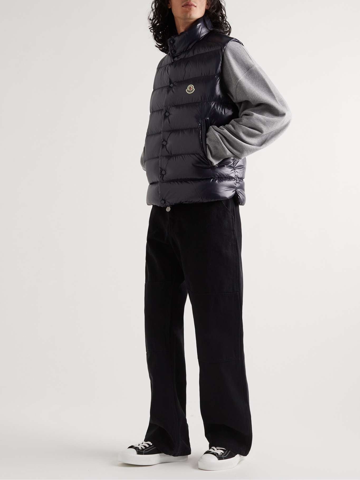 Moncler Tibb Down Gilet - Navy