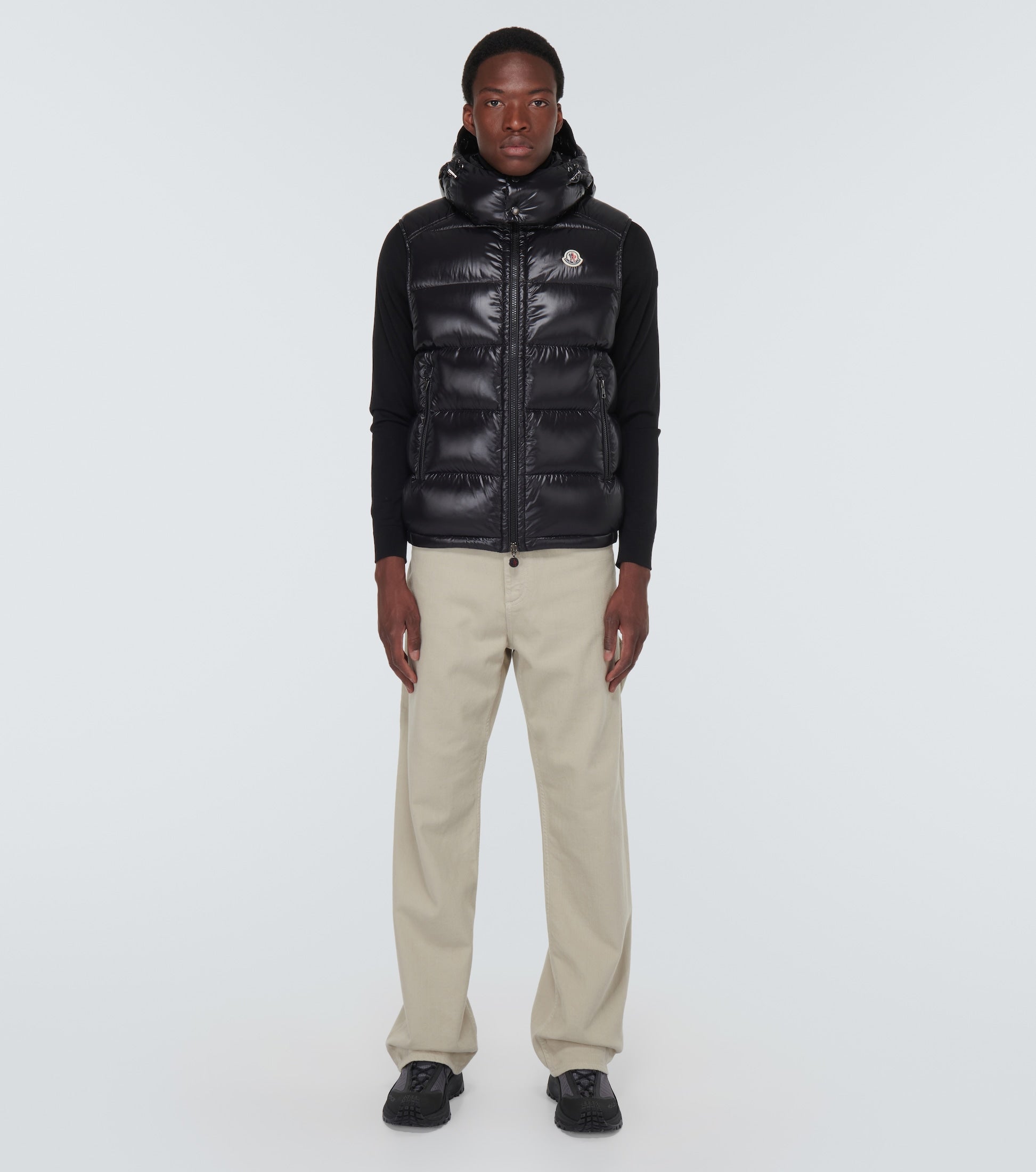 MONCLER BORMES GILET - BLACK