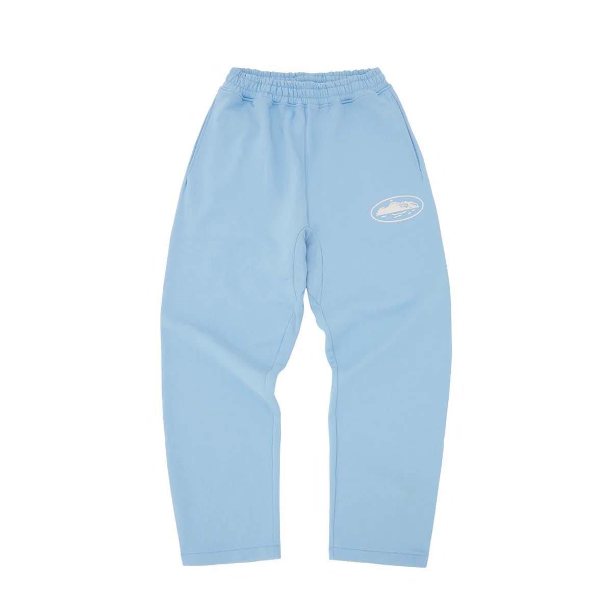 Corteiz ISLAND PUFF PRINT OPEN HEM SWEATPANT [BABY BLUE]