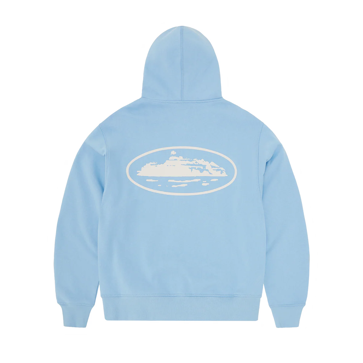 Corteiz ISLAND PUFF PRINT ZIP HOODIE [BABY BLUE]