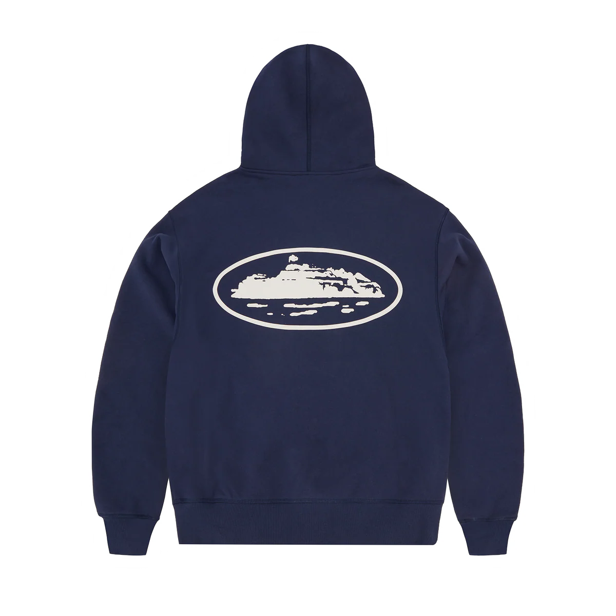 Corteiz ISLAND PUFF PRINT ZIP HOODIE [NAVY]