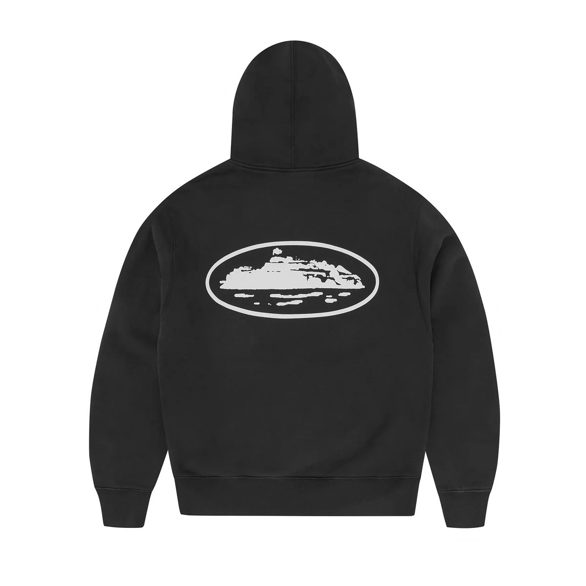 Corteiz ISLAND PUFF PRINT ZIP HOODIE [BLACK]